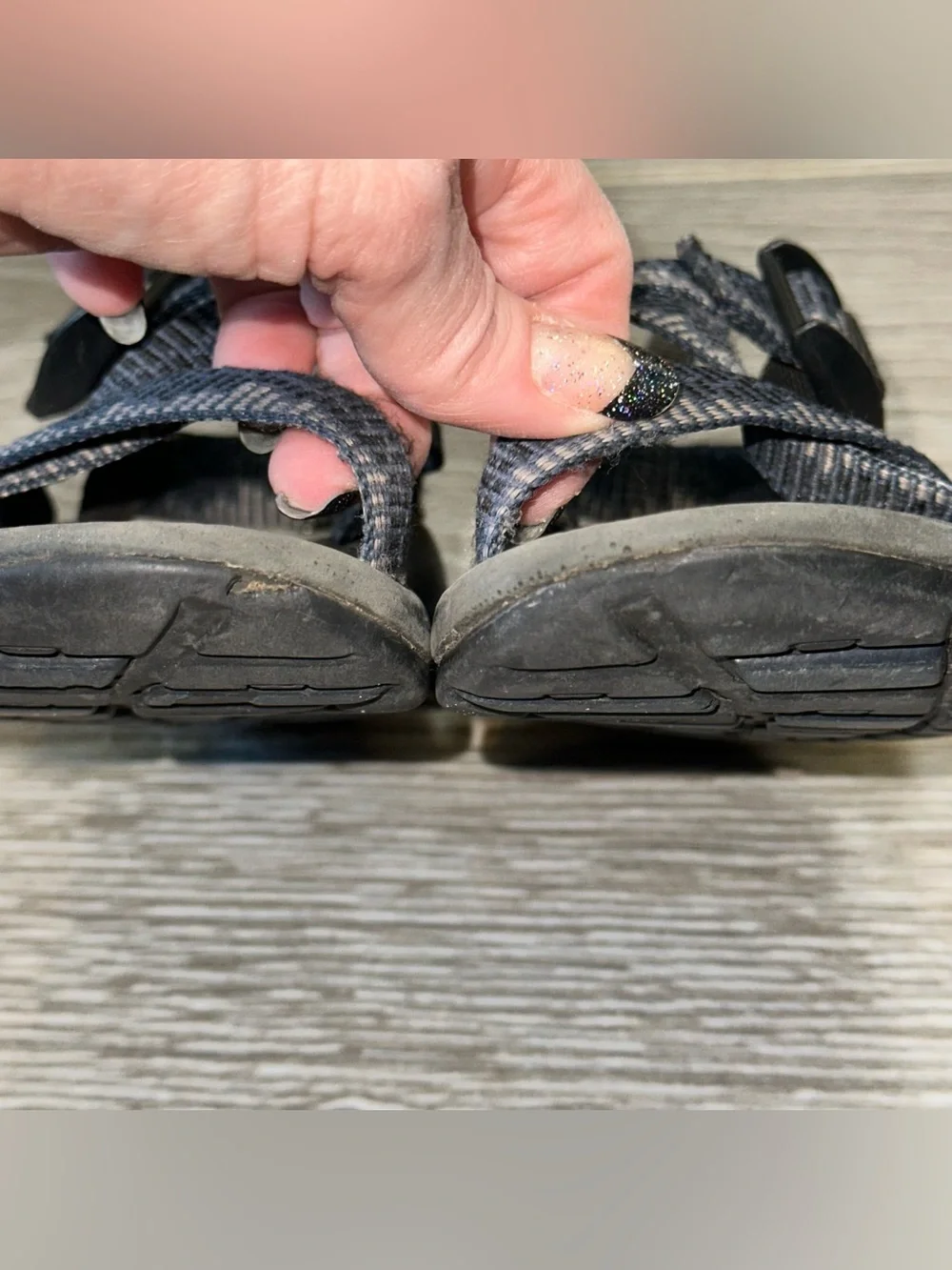 Chaco Kids Z1 EcoTread Athletic Sport Sandal Youth Size 11 Navy Slides Outdoor